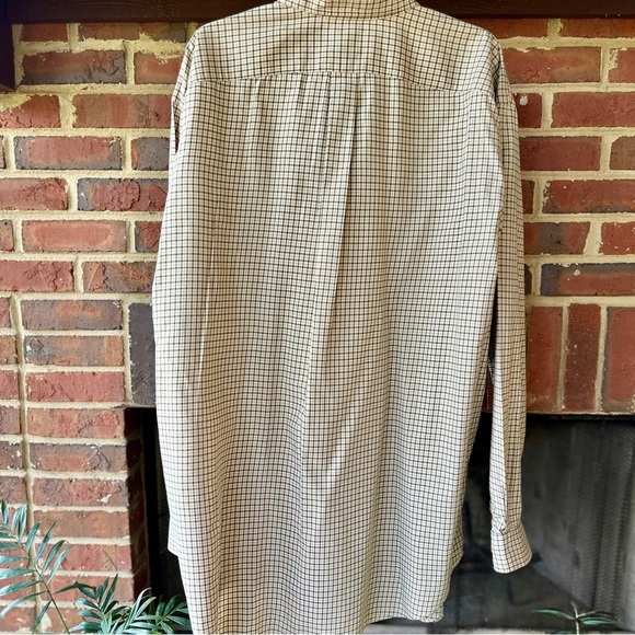 Ralph Lauren Button Down Micro Plaid XL Tall - Picture 2 of 5